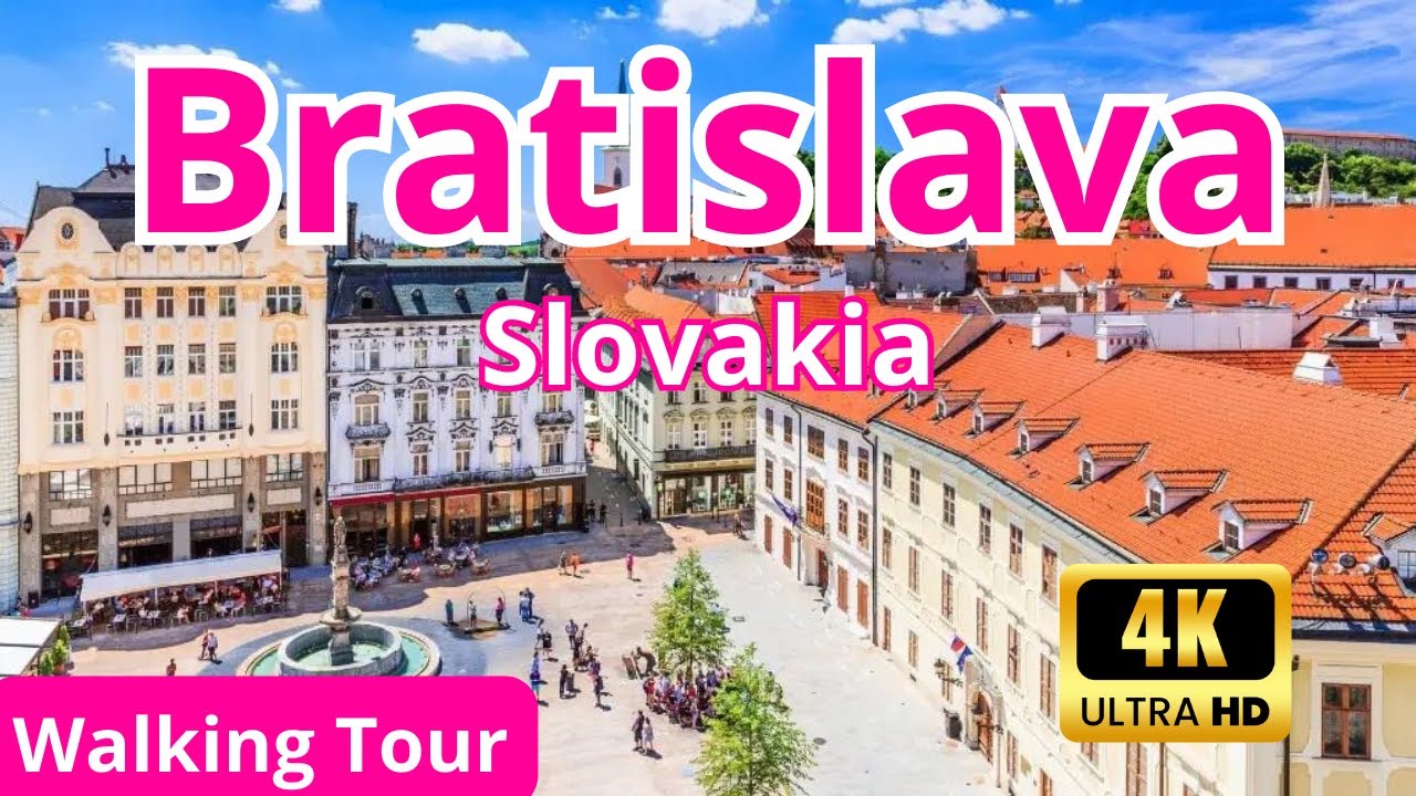 Bratislava Walking Tour (Slovakia 🇸🇰) | 2023 | 4K | Travel Without Words