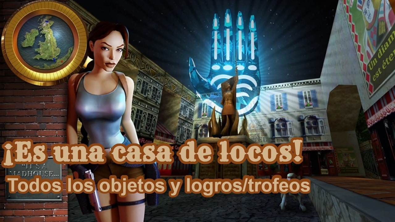 Tomb Raider III Remastered | ¡Es una casa de locos! | Todos los trofeos/logros.