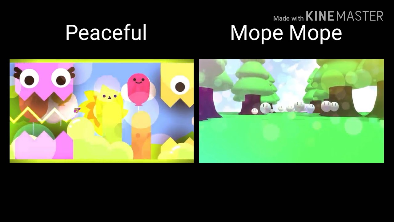 Peaceful & Mope Mope Comparison
