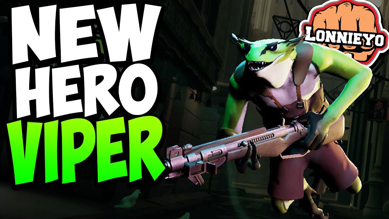 NEW HERO: Viper - HIGHEST Weapon Damage in Deadlock + Infite Slides?!
