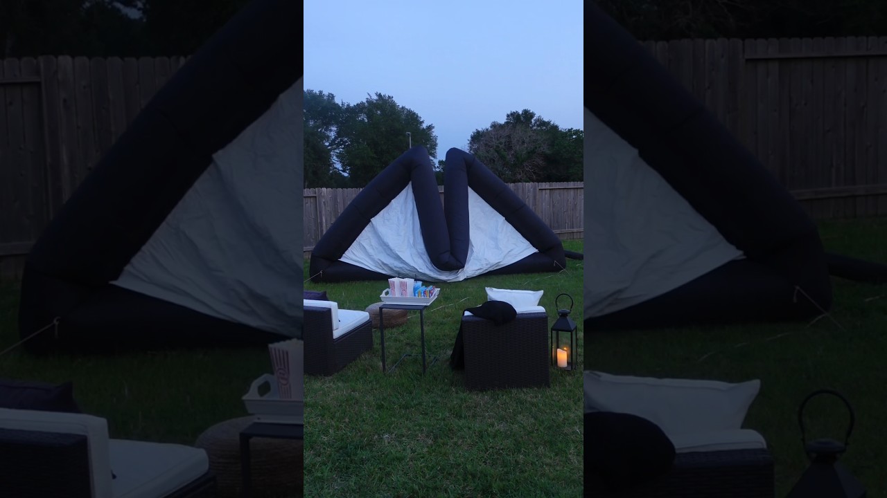 Date Night Idea! Outdoor Movie Night #short #shorts #datenight #datenightideas