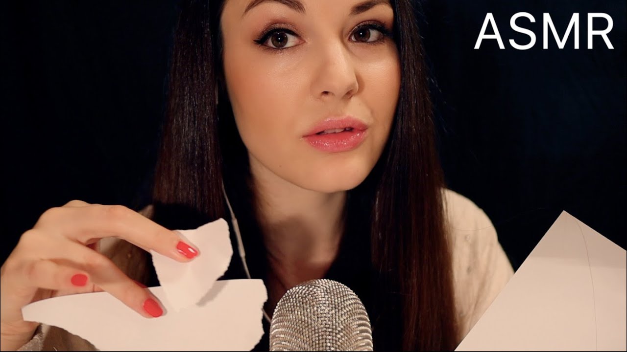 ASMR Watch me organise and rip papers for 40 Minutes, no talking!