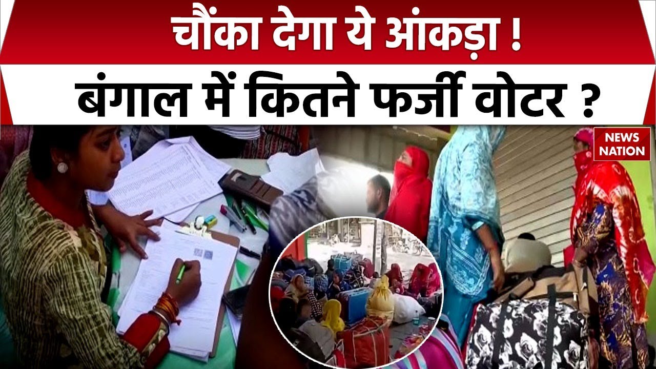 Bengal SIR: वोटर लिस्ट पर बड़ा खुलासा! पकडे गए लाखों फर्जी वोटर | Mamta Banerjee | Voterlist