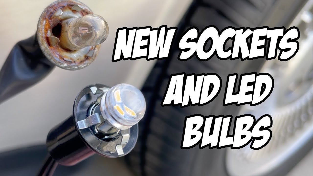 New Side Marker Light Sockets and LED Bulbs for DeLorean