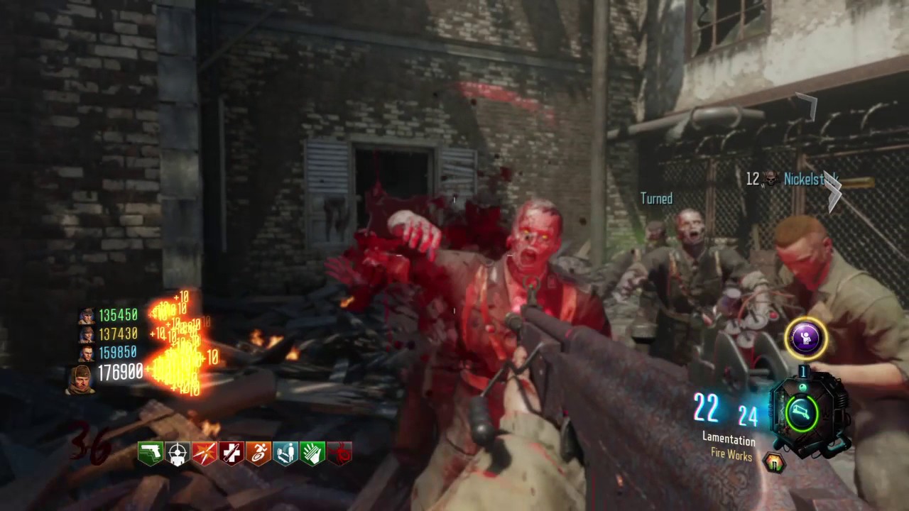 World Record | Kino Der Toten | 4 Player Co-Op | DLC 5 ZOMBIES CHRONICLES