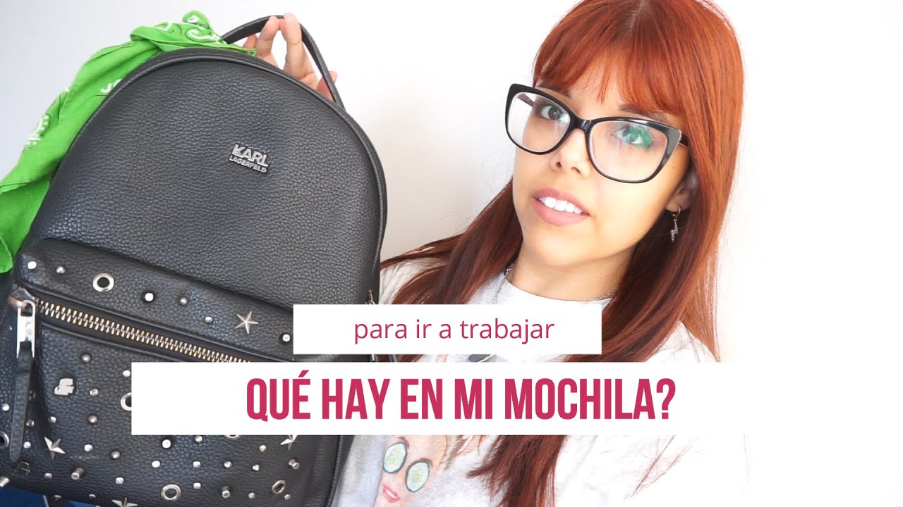 QUÉ HAY EN MI MOCHILA DEL TRABAJO? | giatosetti ✨