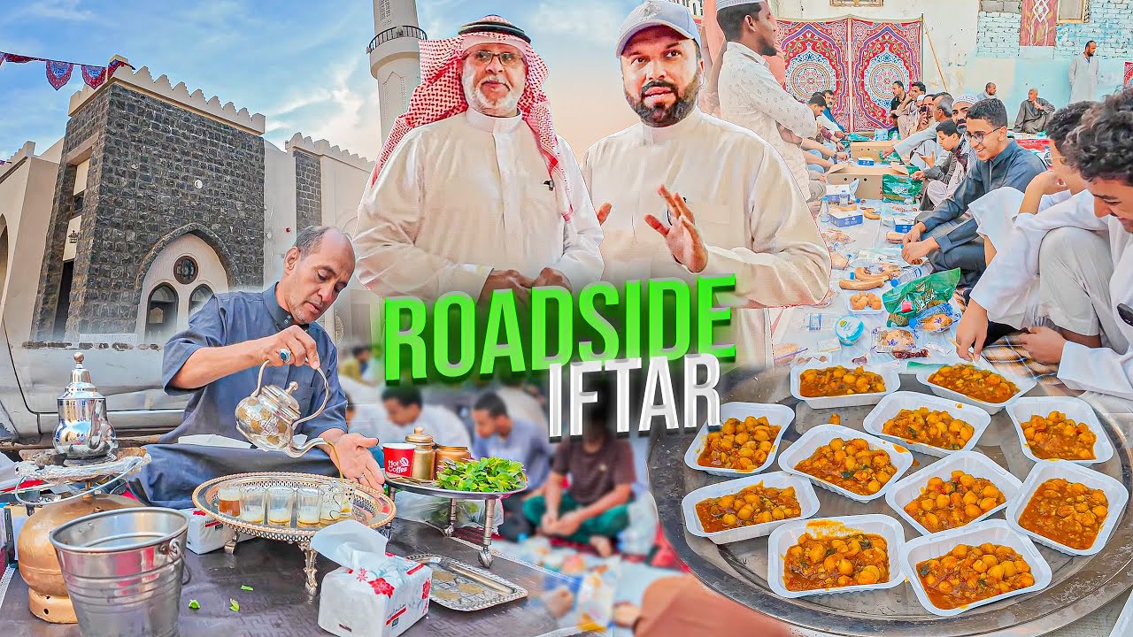 Madina's Roadside Iftar at Bani Haram - Jabir Bin Abdullah RA House ✨