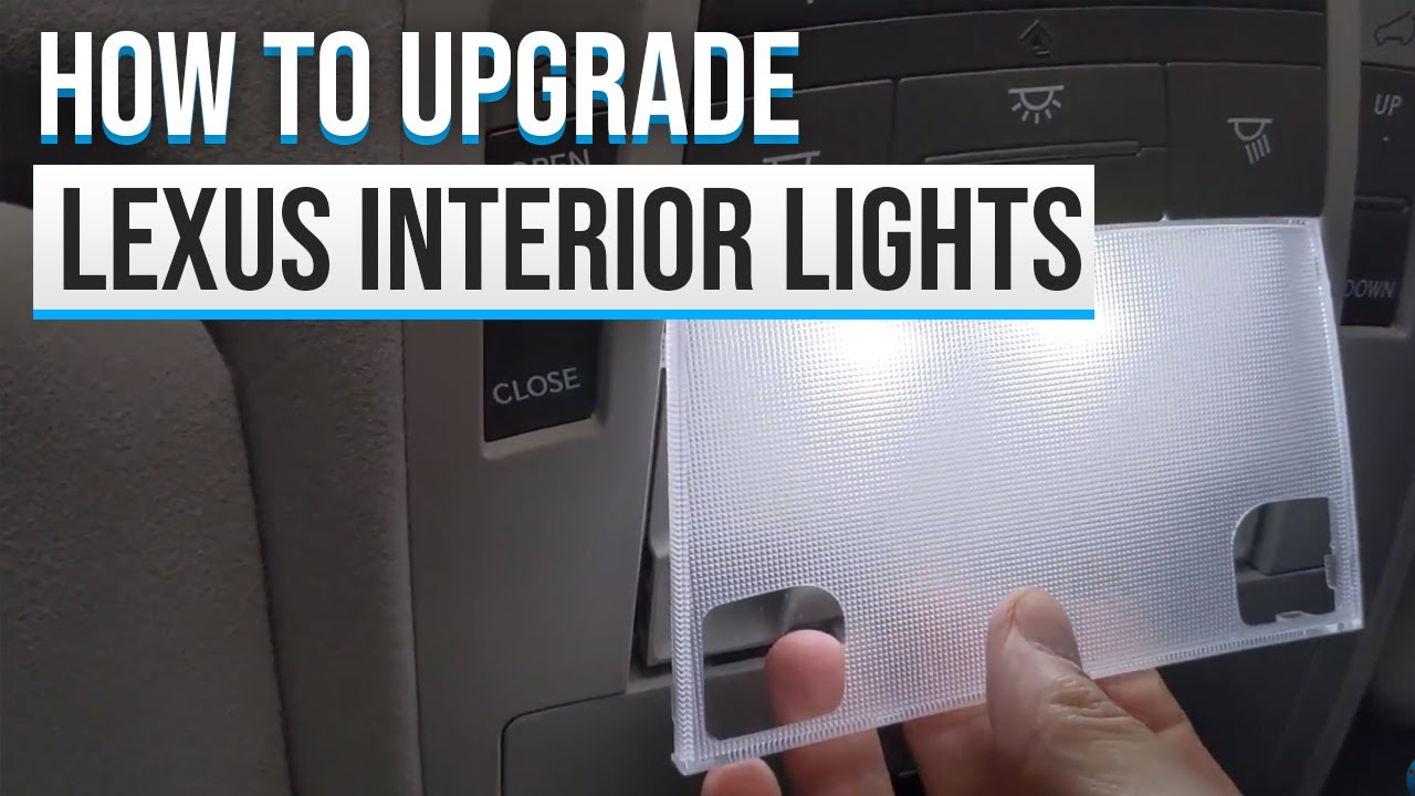 2010 LEXUS RX 350 INTERIOR LED UPGRADE - Replacing interior bulbs and dome lights with LED lights