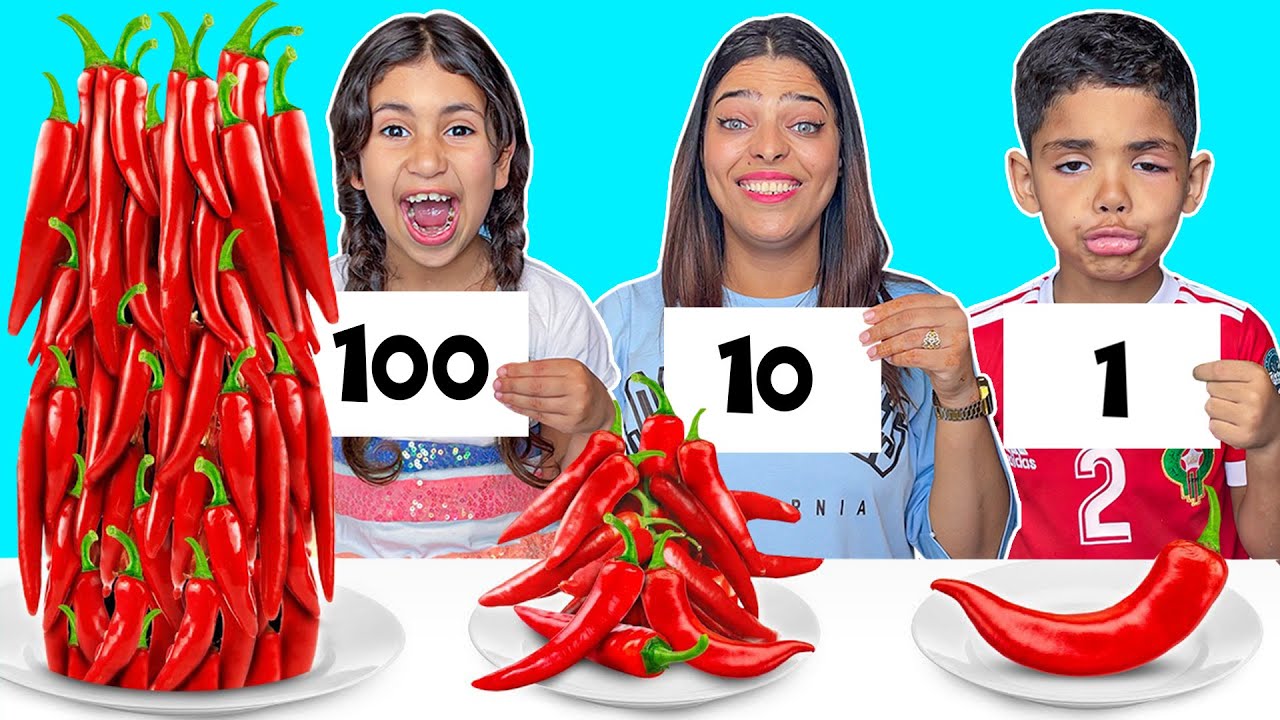 تحدي أكل 100 طبقة من الطعام 🔥 التحدي المجنون 🤢يونس منحووس ❌😥