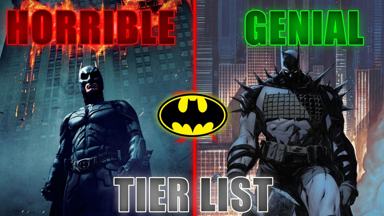 TIER LIST - MEJORES TRAJES DE BATMAN | VALENSIO