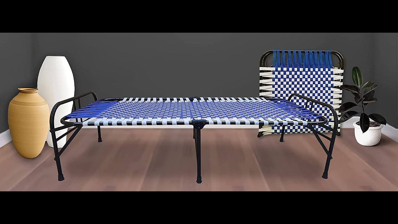 Foldable Bed Cot | niwar India style | light weight | UNBOXING | REVIEW
