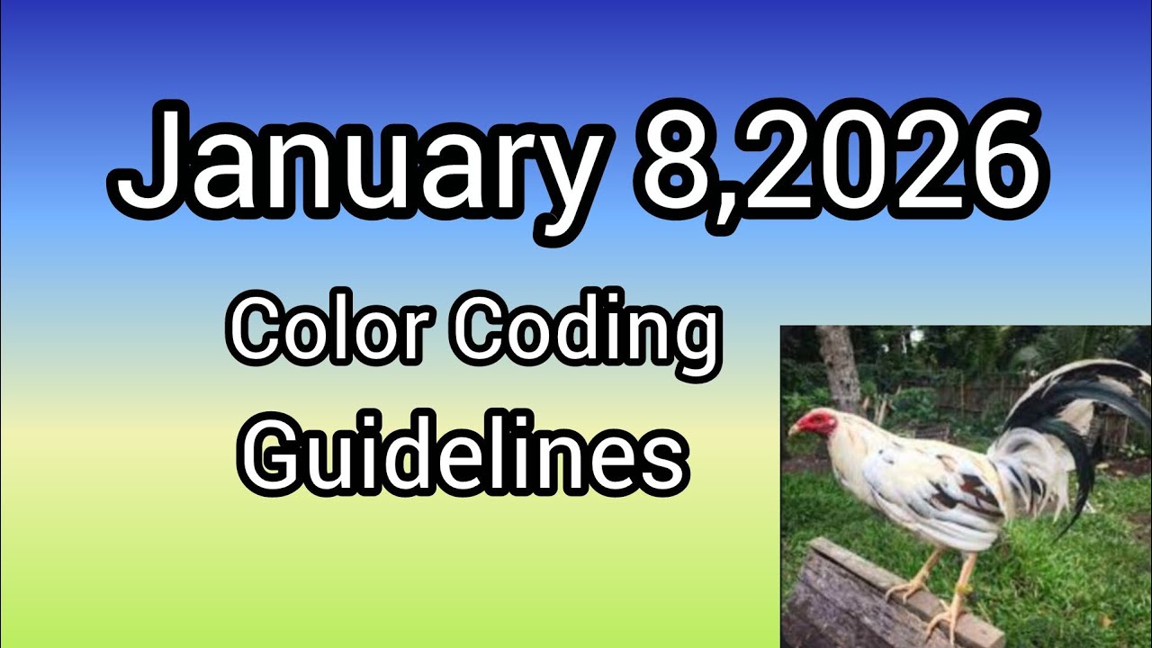 January 8,2026 Color Coding guidelines 