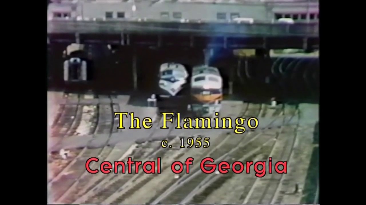 Central of Georgia Passenger and Freight Trains Vintage Film