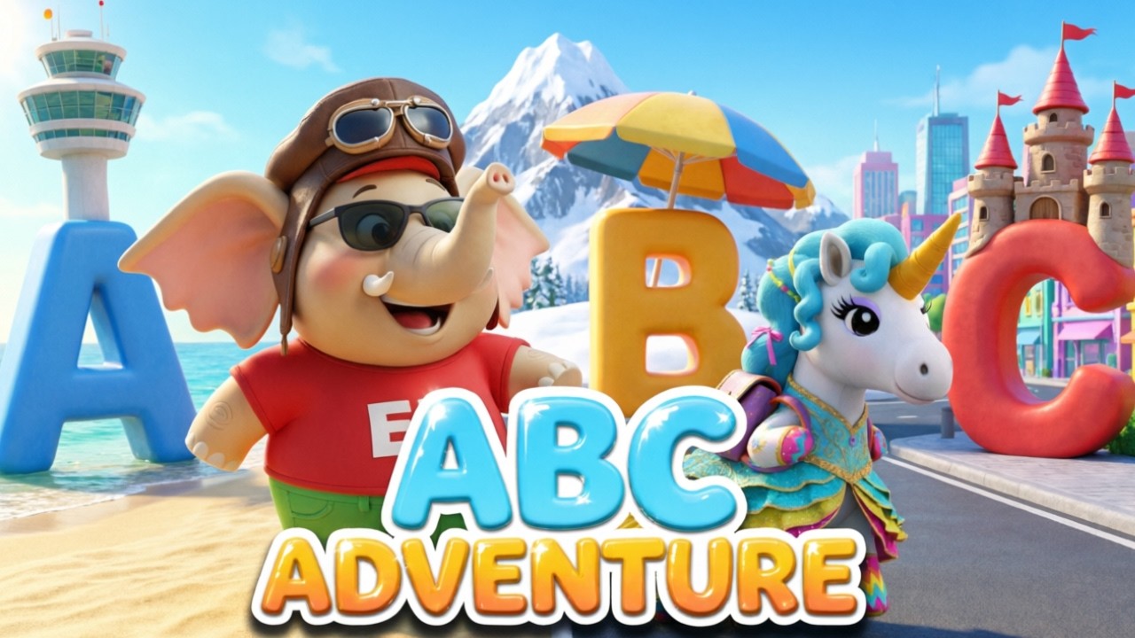 Fun ABC Alphabet Song for Kids | Learn Alphabet with Amazing Places | ABC Spotlight