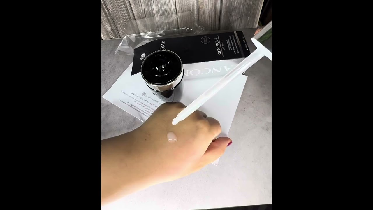Lanc&ocirc;me genefique ultimate serum refillable #unboxing#beautybloggers #skincare #lanc&ocirc;me #beauty