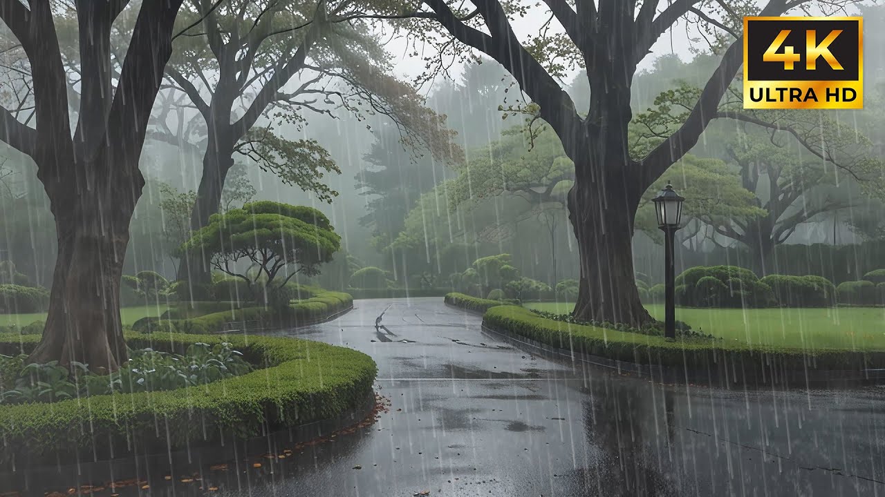 Calming Rain Sounds at Morning to Help You Fall Asleep and Beat Insomnia All Night Long