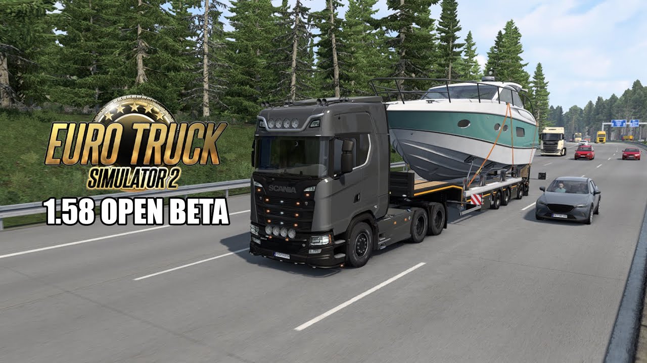 ETS2 1.58 OPEN BETA - TRANSPORTE DE IATE PARA CIDADE DE KASSEL NA ALEMANHA #ets2 #worldoftrucks