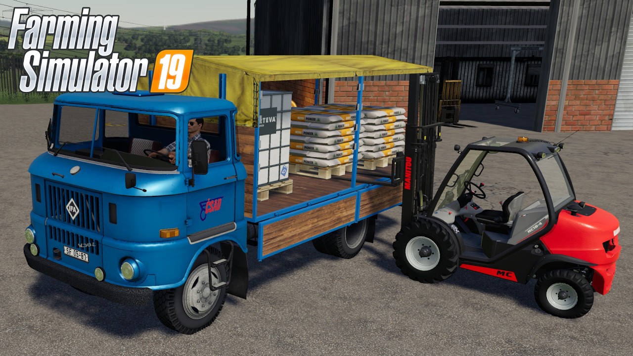 FS19 - IFA W50L CSAD - Classic TRUCK With PALLETS - TRUCK MOD For Farming Simulator 2019 ROLEPLAY