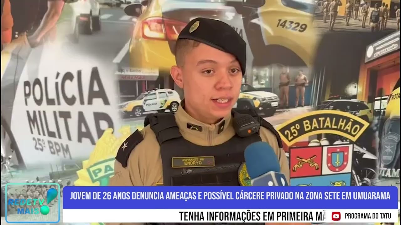 Jovem de 26 anos denuncia ameaças e possível cárcere privado na Zona Sete em Umuarama