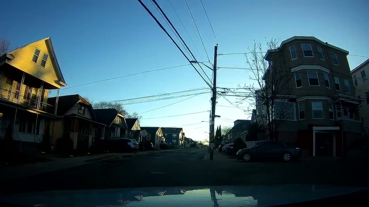 Driving from North Providence to Providence, Rhode Island