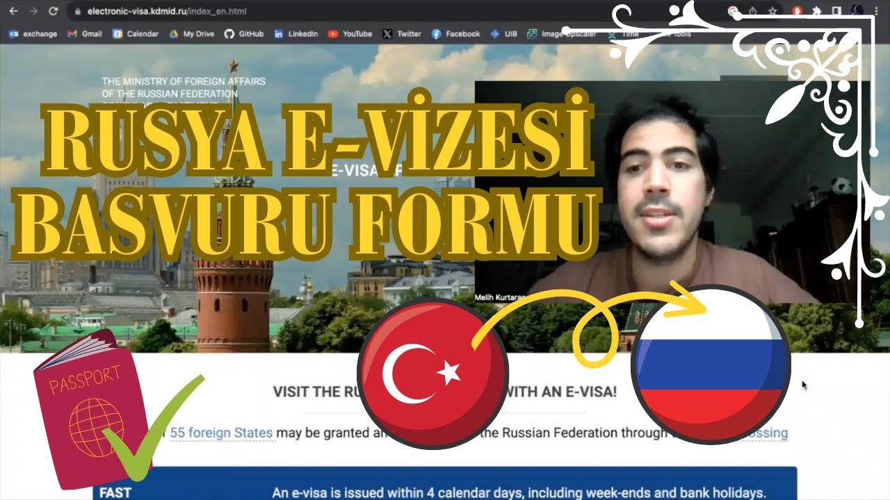 Rusya Kapılarını Açtı! 10 Dakikada Belge Gerekmeden Rusya E-vizesi Almak