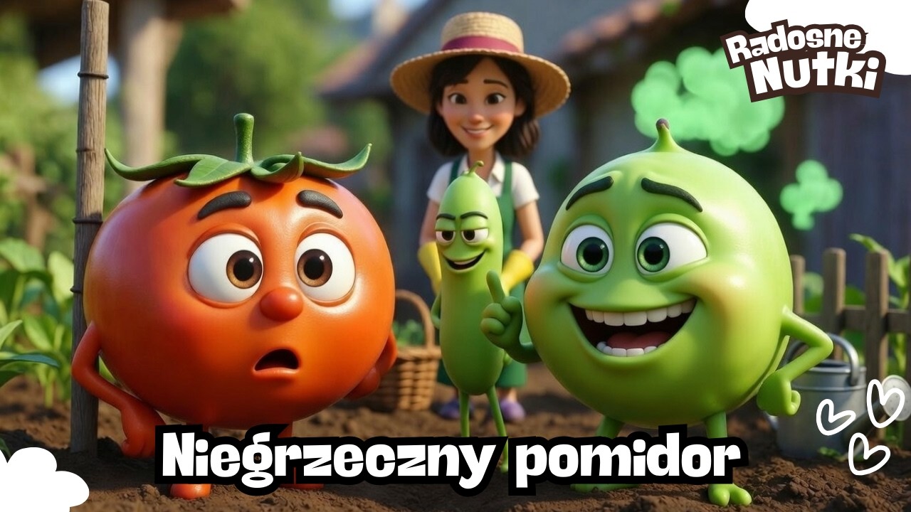 🎵 Radosne Nutki — Pan Pomidor🍅🌱  (J. Brzechwa) — piosenki dla dzieci🎵