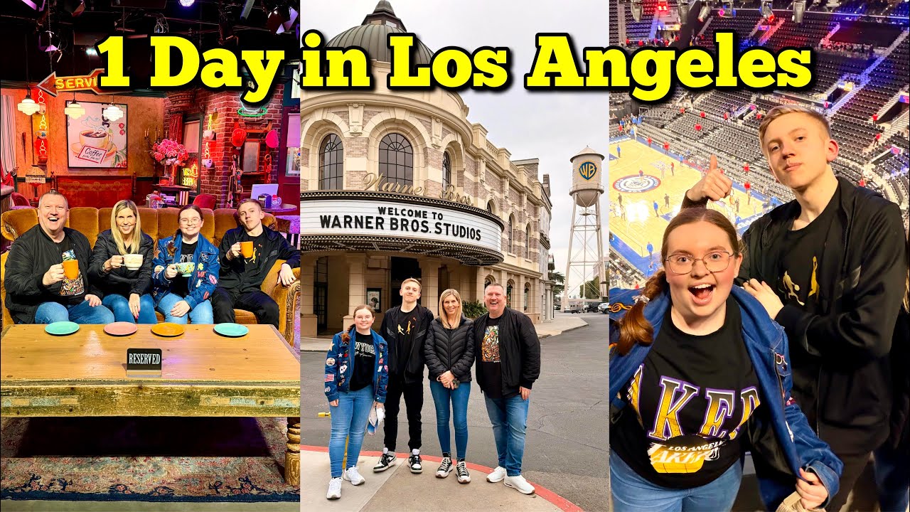 We Visited the FRIENDS Set… Then Went to Lakers vs Clippers Game (1 day in Los Angeles...)