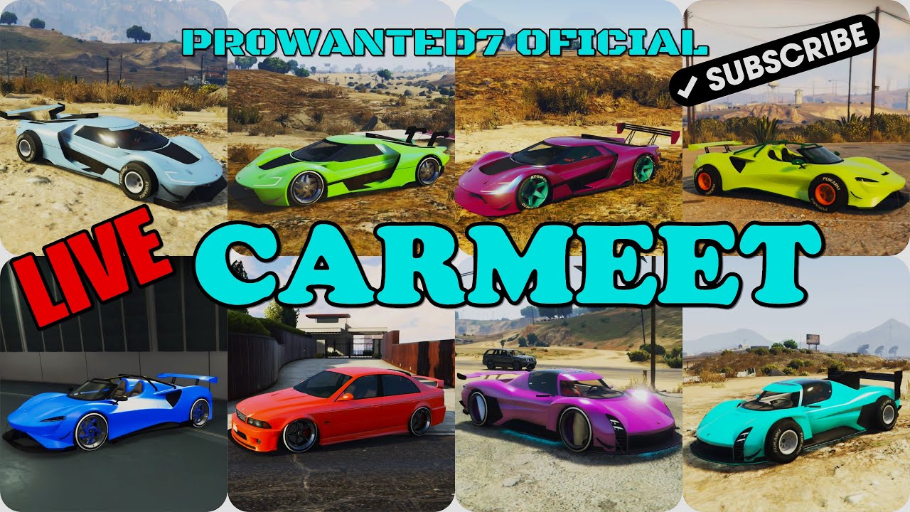 🥊LIVE🥊AUTOS MOD CARMEET PS4 GTAV  ONLINE ID EN DESCRIPCION UNETEEE!!!!!!!! PS4.