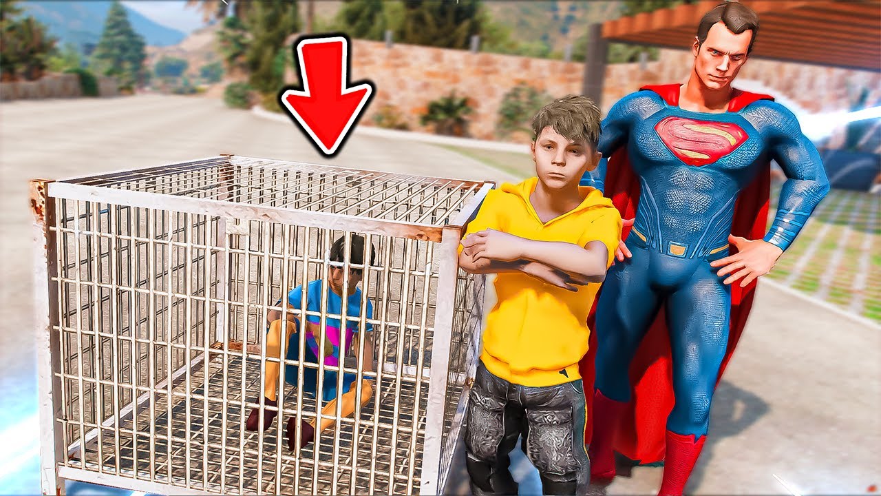 تحكم في سوبرمان وخلاه يسجن صاحبه😱🔥!! | فلم قراند