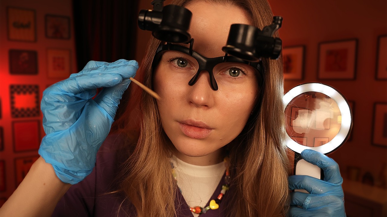 ASMR Detailed Face Examination (Up Close Skin Check & Personal Attention)
