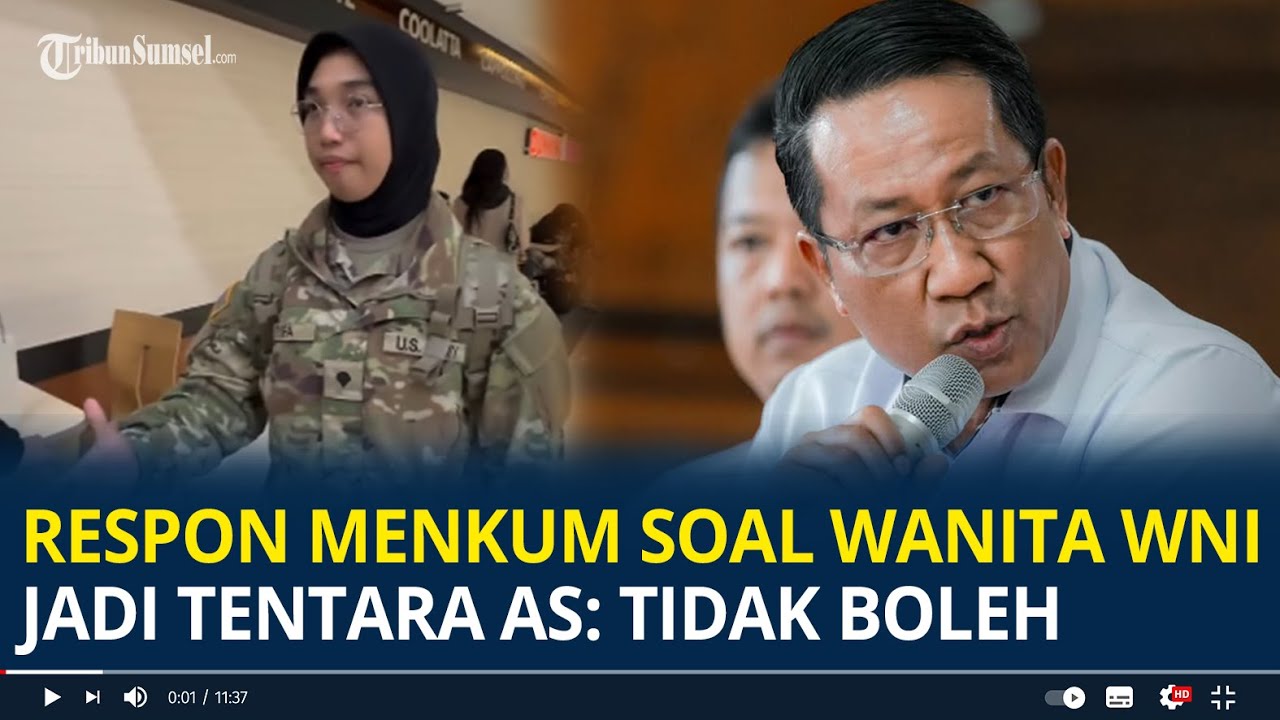 Respon Menkum Soal Wanita WNI Jadi Tentara AS: Tidak Boleh Kecuali Izin Presiden