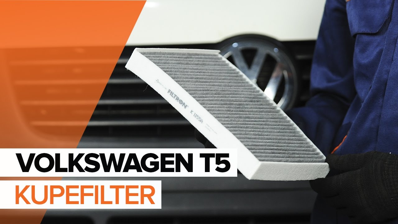 Så byter du kupefilter på VOLKSWAGEN T5 GUIDE | AUTODOC
