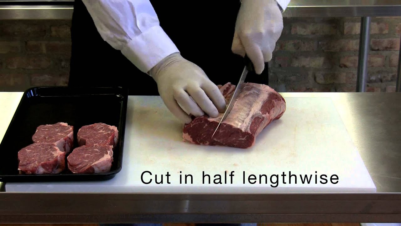 Cutting the Ribeye Filet - Beef Alternative Merchandising