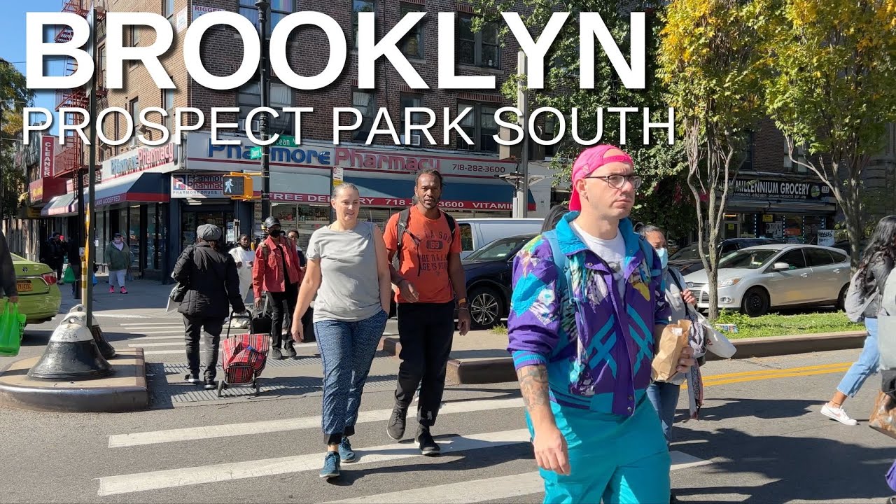 NEW YORK CITY Walking Tour [4K] - BROOKLYN - PROSPECT PARK SOUTH