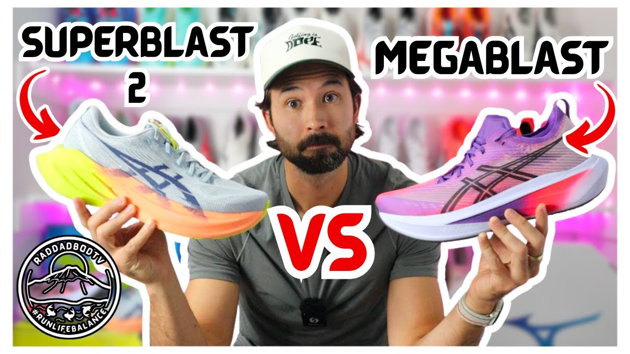 ASICS Megablast против Superblast 2
