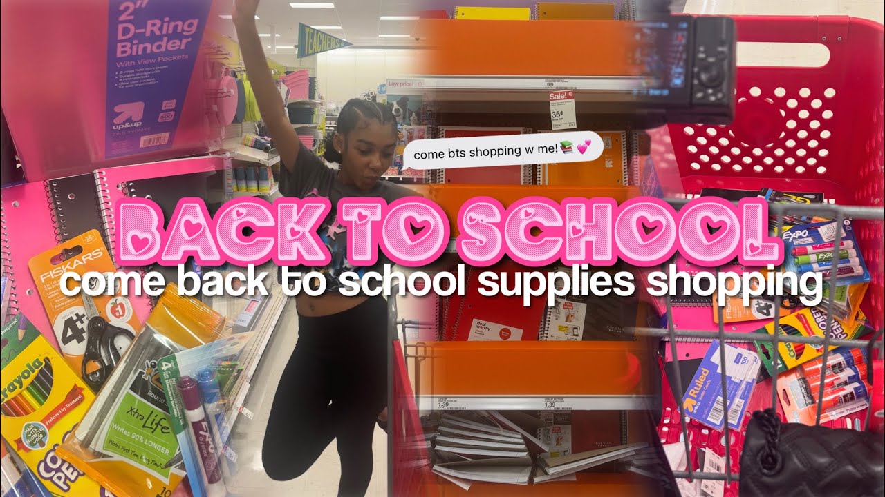 BACK TO SCHOOL SUPPLIES SHOPPING + HAUL 2025 | *sophmore year* Shania Alyice