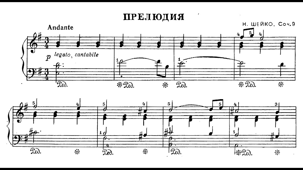 Nikolai Sheiko | Prelude, Op,9