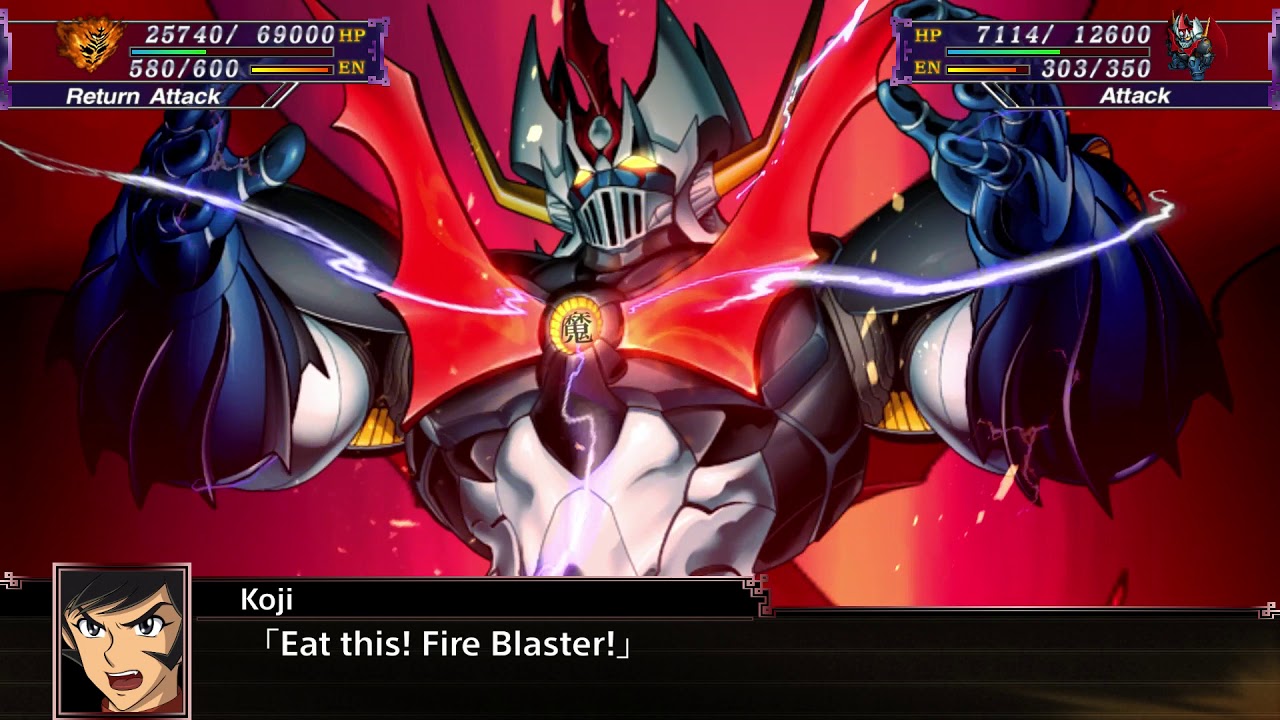 Super Robot Wars X (ENG):Mazinkaiser All Attacks