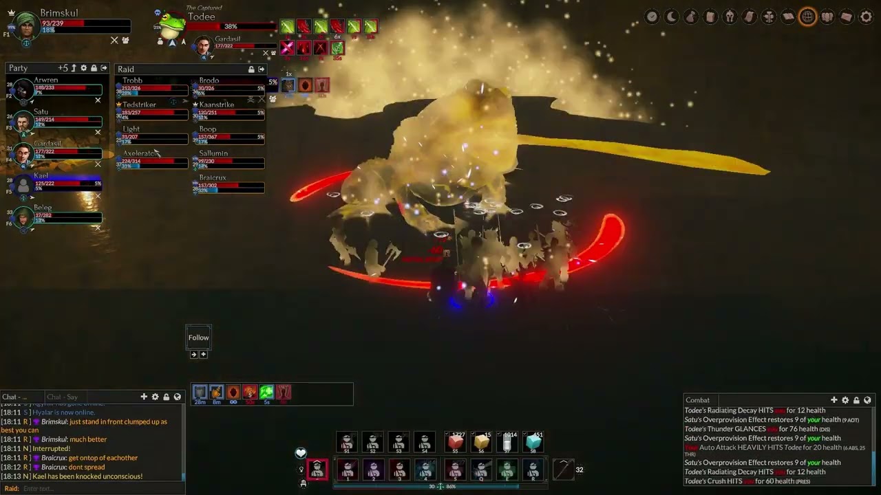Todee level 25 Raid boss Embers Adrift.