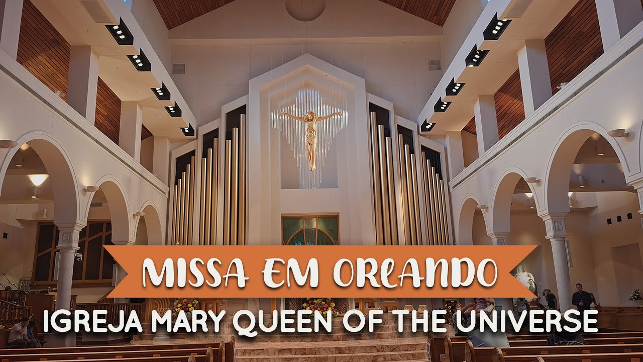 Não Deixe de ir à Missa em Orlando! Linda Igreja ao lado do Outlet de Vineland