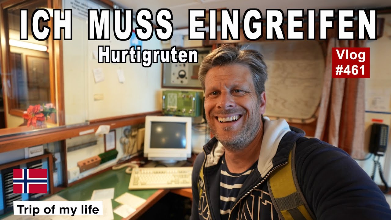 #461 Roadtrip Norwegen, Vesteralen | NEUER JOB? | Hurtigruten Museum, Maschinenraum, Roomtour Schiff