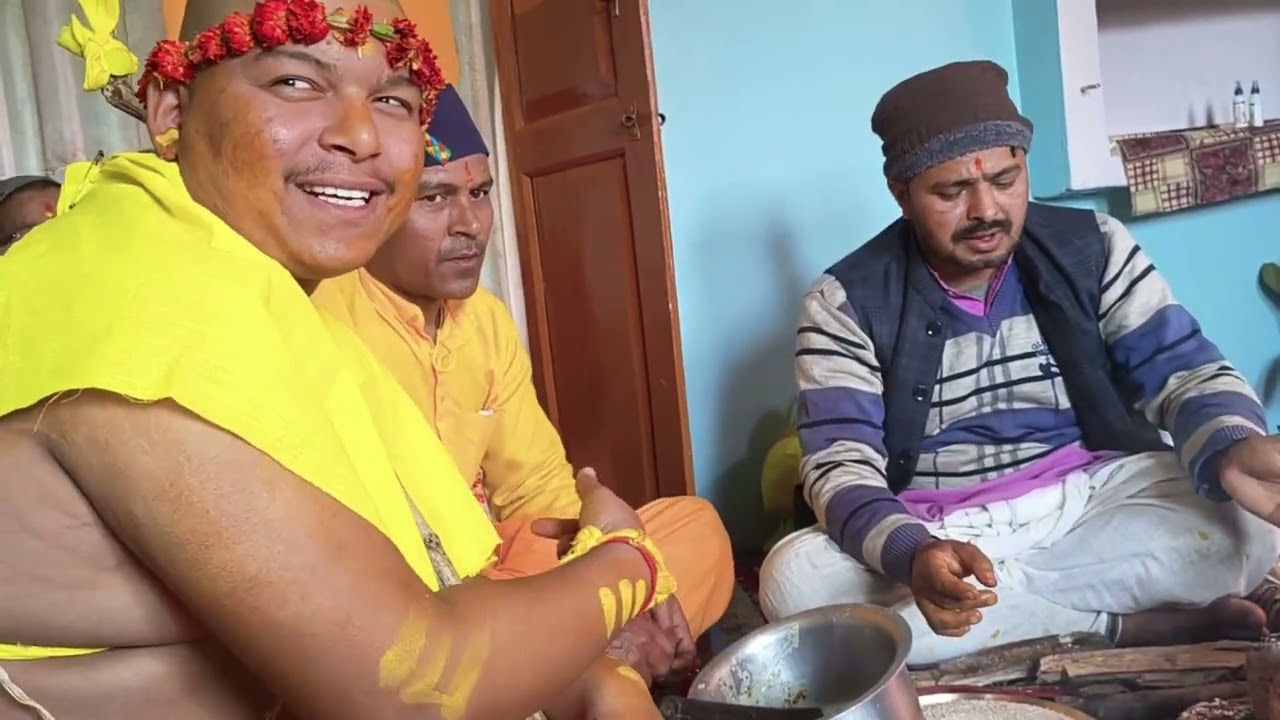 नाती का हुआ जनेऊ संस्कार #sanskar #janeusanskar 