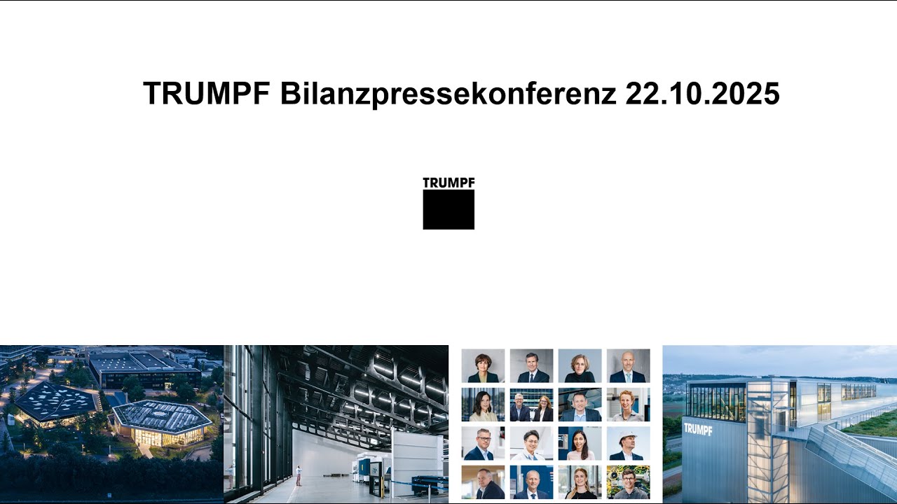 TRUMPF Annual Financial Press Conference 2025