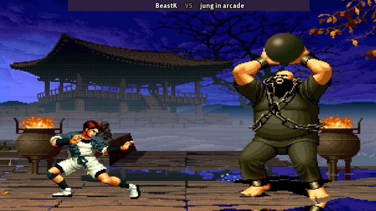 kof94 The King of Fighters 94 | Fightcade 킹오브파이터즈94 BeastK (kr) vs jung in arcade (kr) 拳皇94