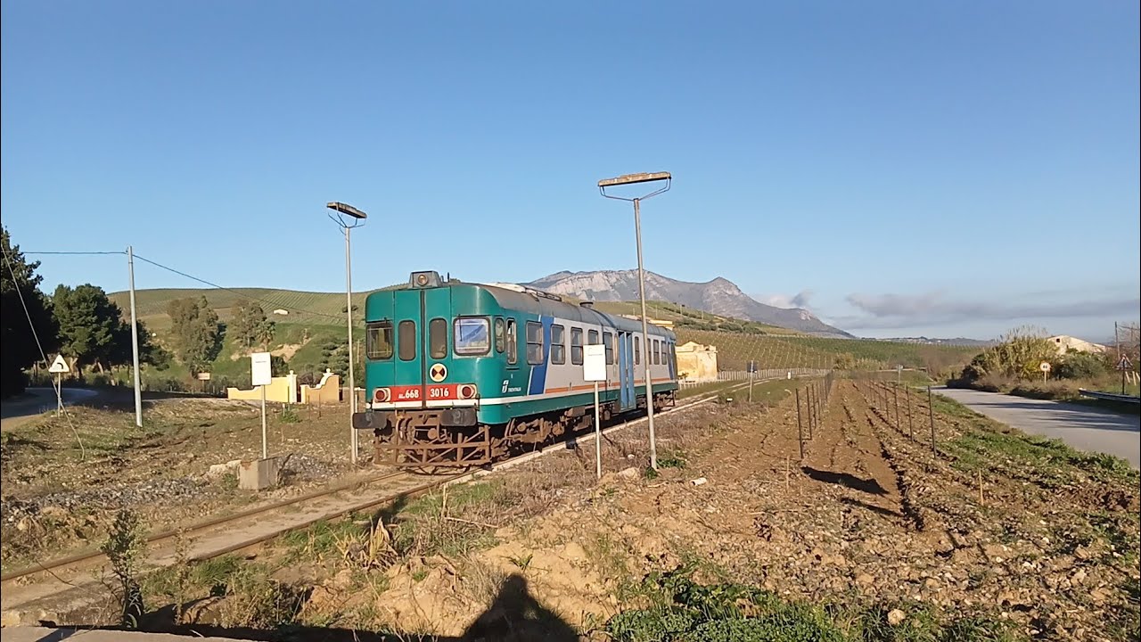 Aln 668 3016 sferraglia per le campagne siciliane!