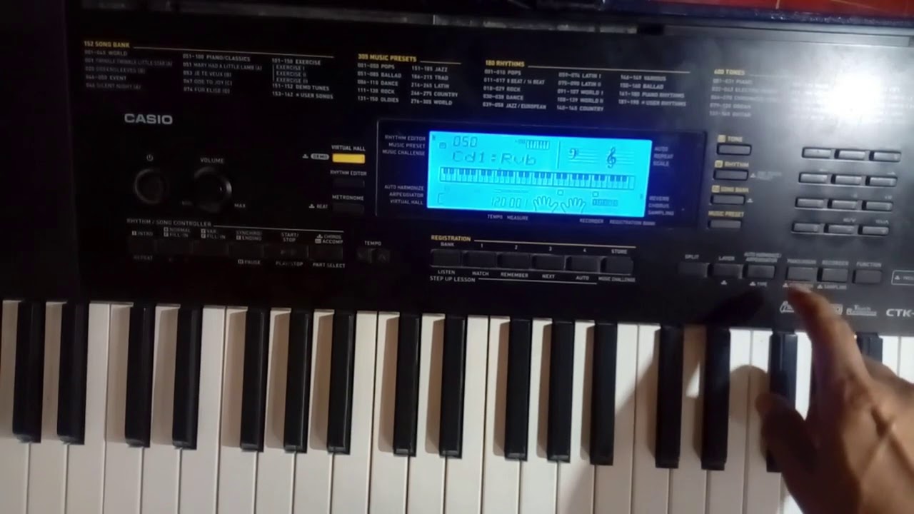 EDITAR RITMOS CASIO 2019