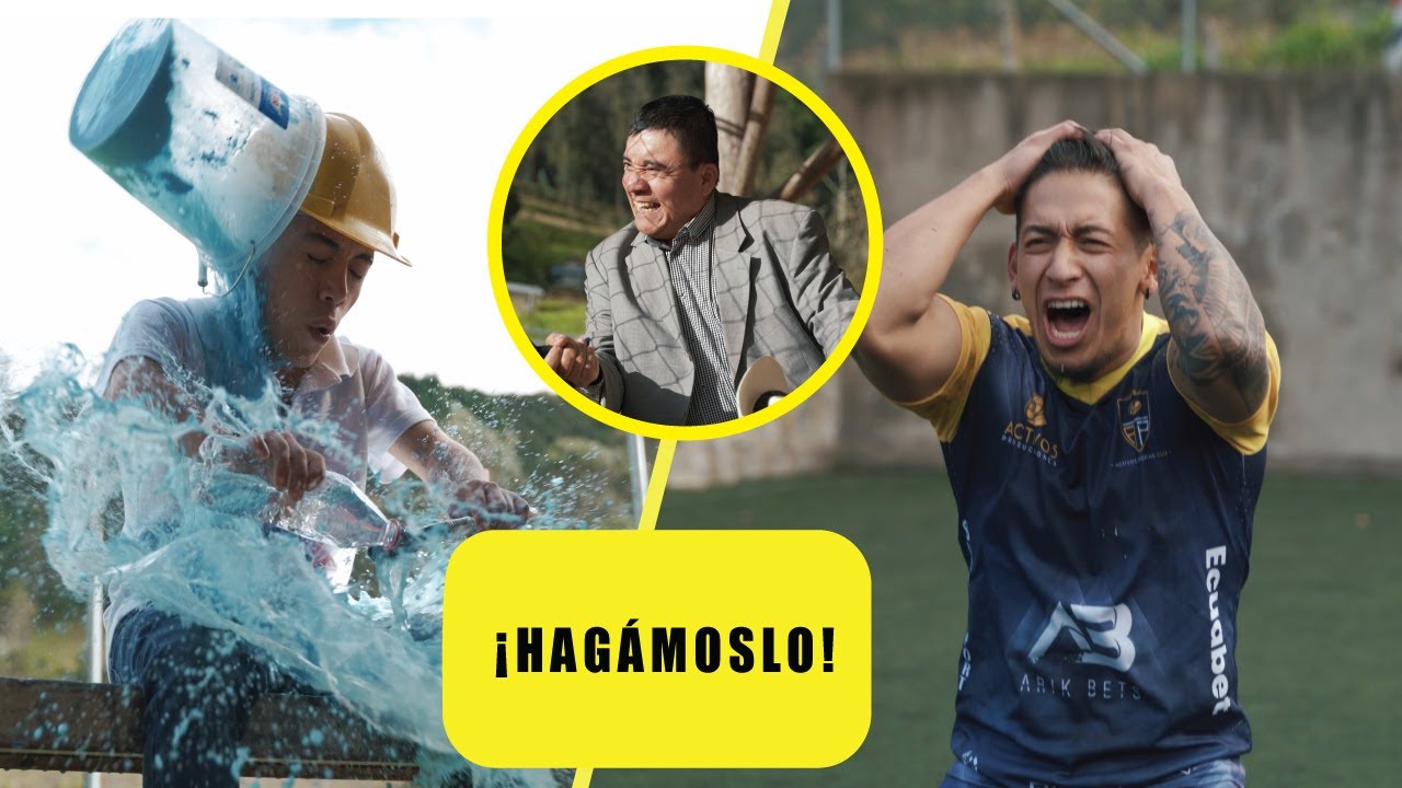 Le hicieron patear un balón de piedra sin imaginar cómo terminaría