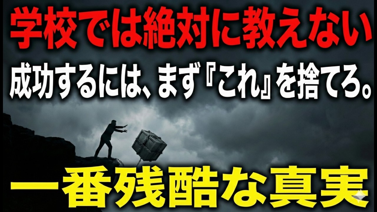 【有料級】成功したいなら、まず何かを捨てなさい。人生のステージを変えたいあなたへ。