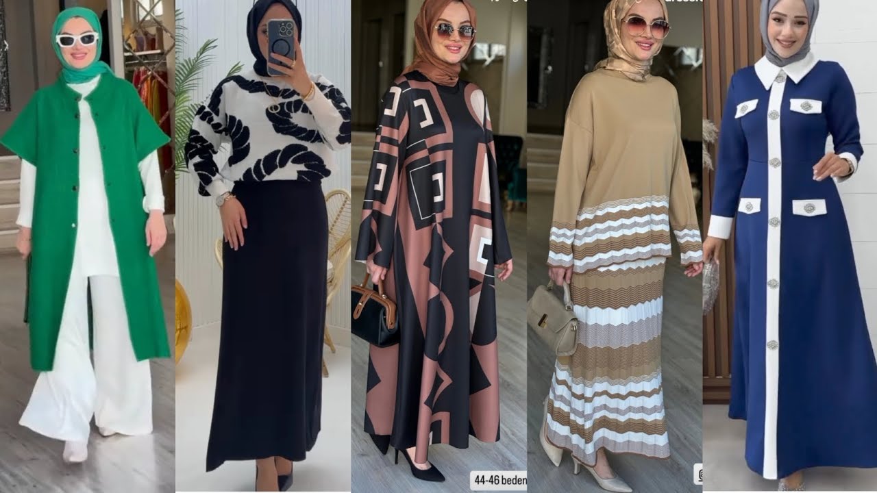 ملابس محجبات موضة شتاء 2025🌟hijab tutorial 🌟fashio 🌟Mohammed hijab 🌟Hijabi girl