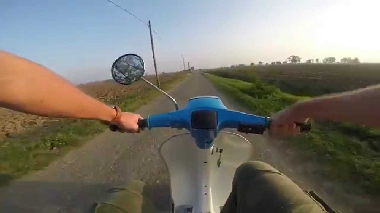 Vespa 130 QUATTRINI test  -onboard  GoPro HERO 3+
